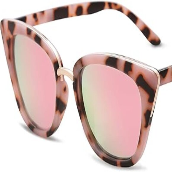Cat eye pink sunglasses - Picture 6 of 8